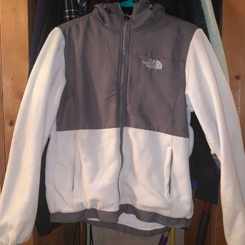 The North Face Two-Tone Gray and Cream Jacket